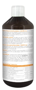 Vitasil Glucosamine Chondroïtine 1500/800 MG – Kraakbeen en bindweefsel - 500ML