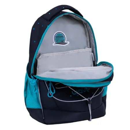Belmil Schulrucksack Wave Boost Dots Aurora