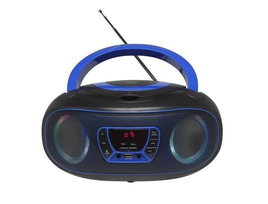 DENVER - Tcl-212bt blue lecteur de cd portable boombox. Radio fm. Blu...