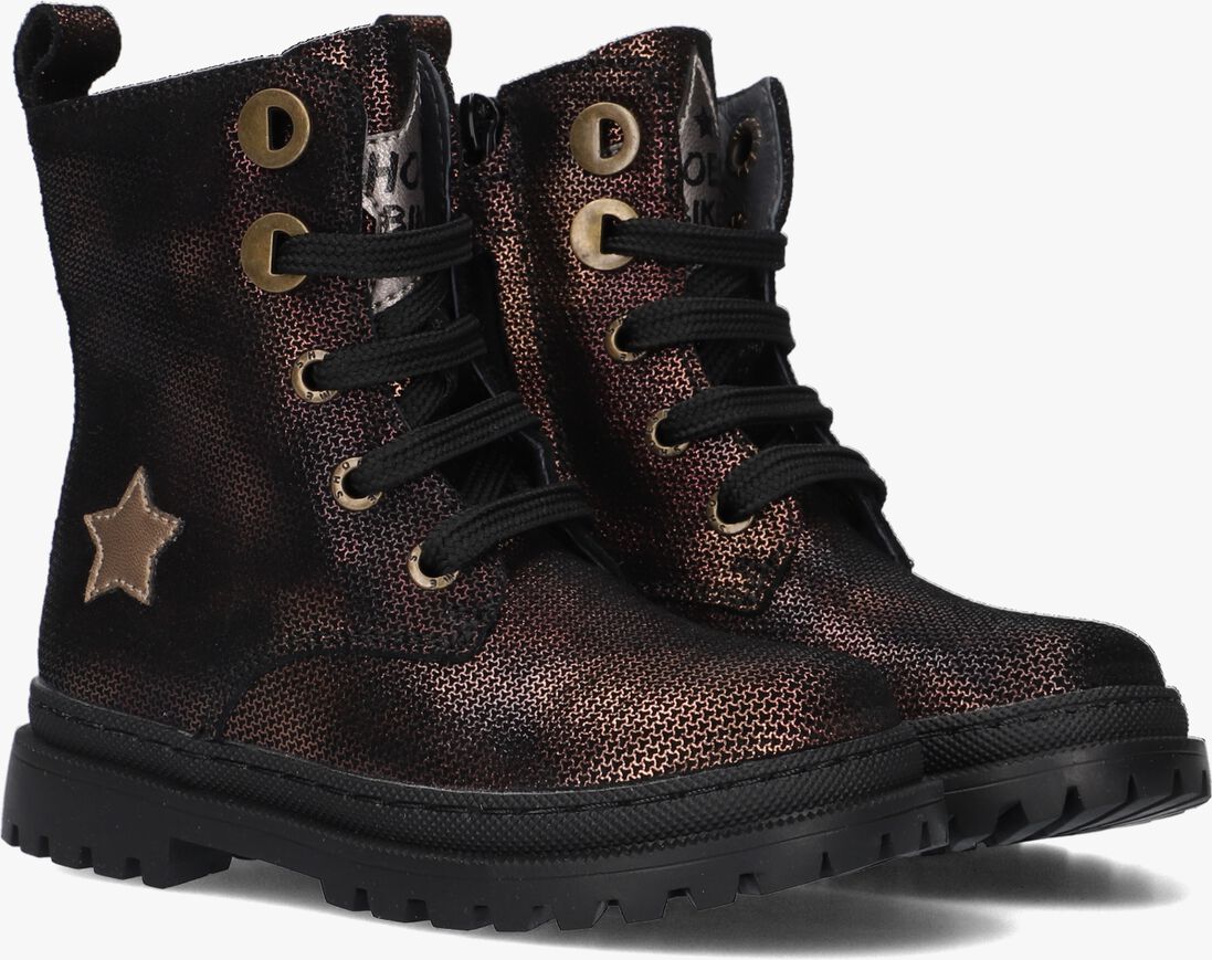 SHOESME bronzen shoesme veterboots nt23w004