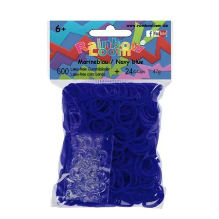 Rainbow Loom® Gummibänder, marineblau