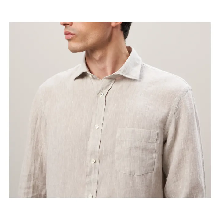 Hartford Chemise Paul Lin Chambray | Sable