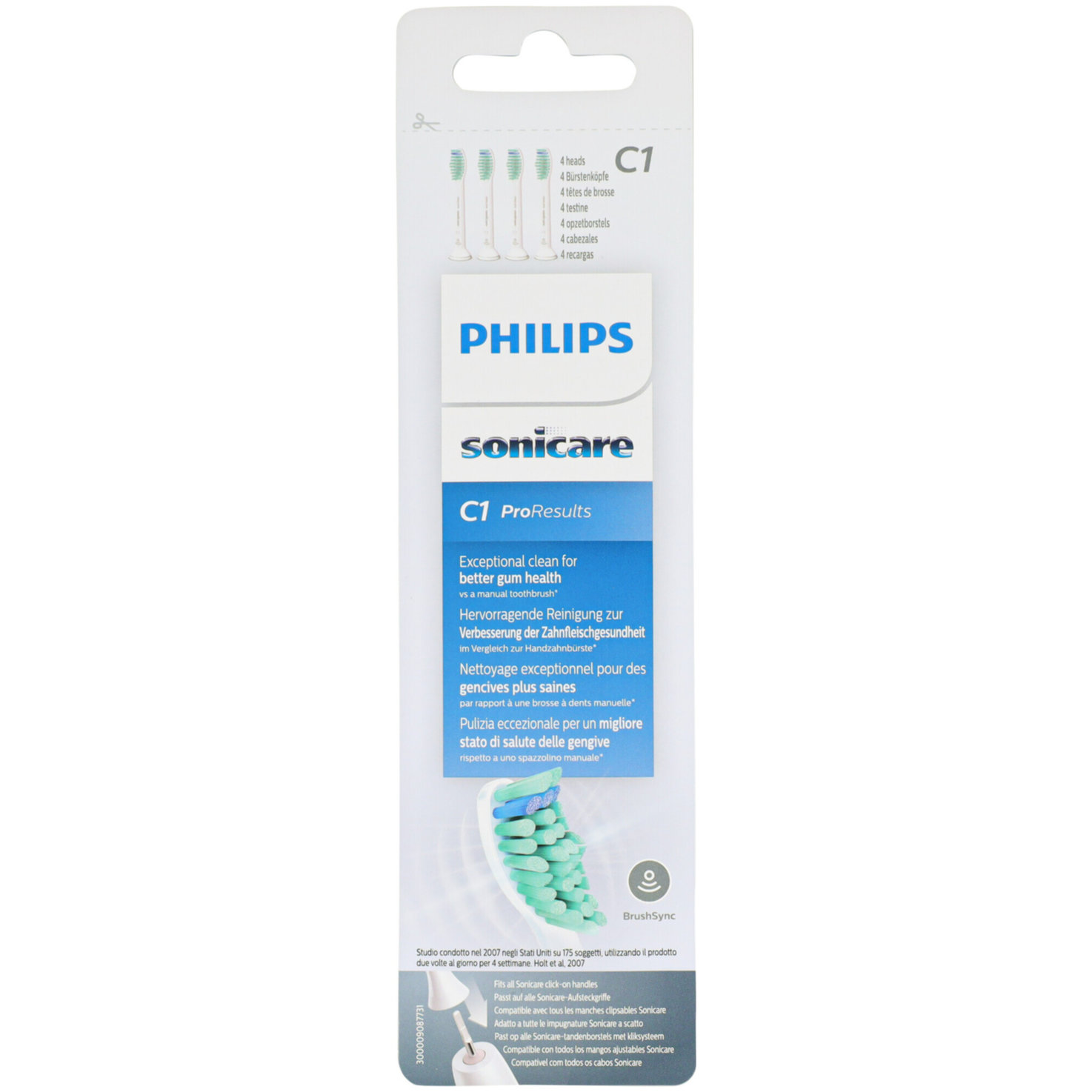 Philips ProResults (C1) 4er Pack, weiss HX6014/07