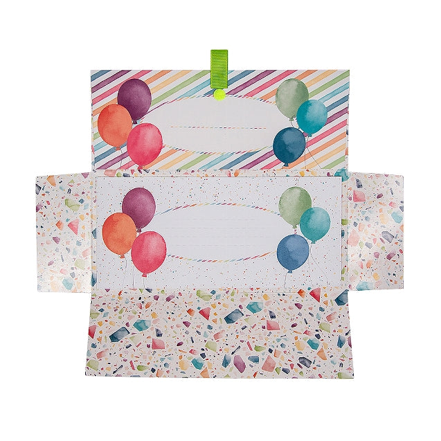 Voucher Com Envelope - Balões Cores