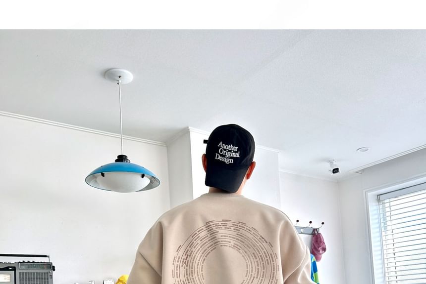 SeoulPop - Sweatshirt met losse pasvorm en letters