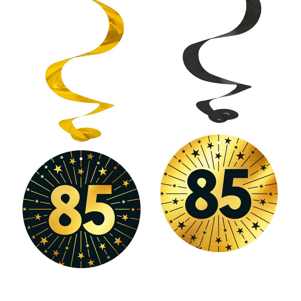 85 Jaar Hangdecoratie 4st