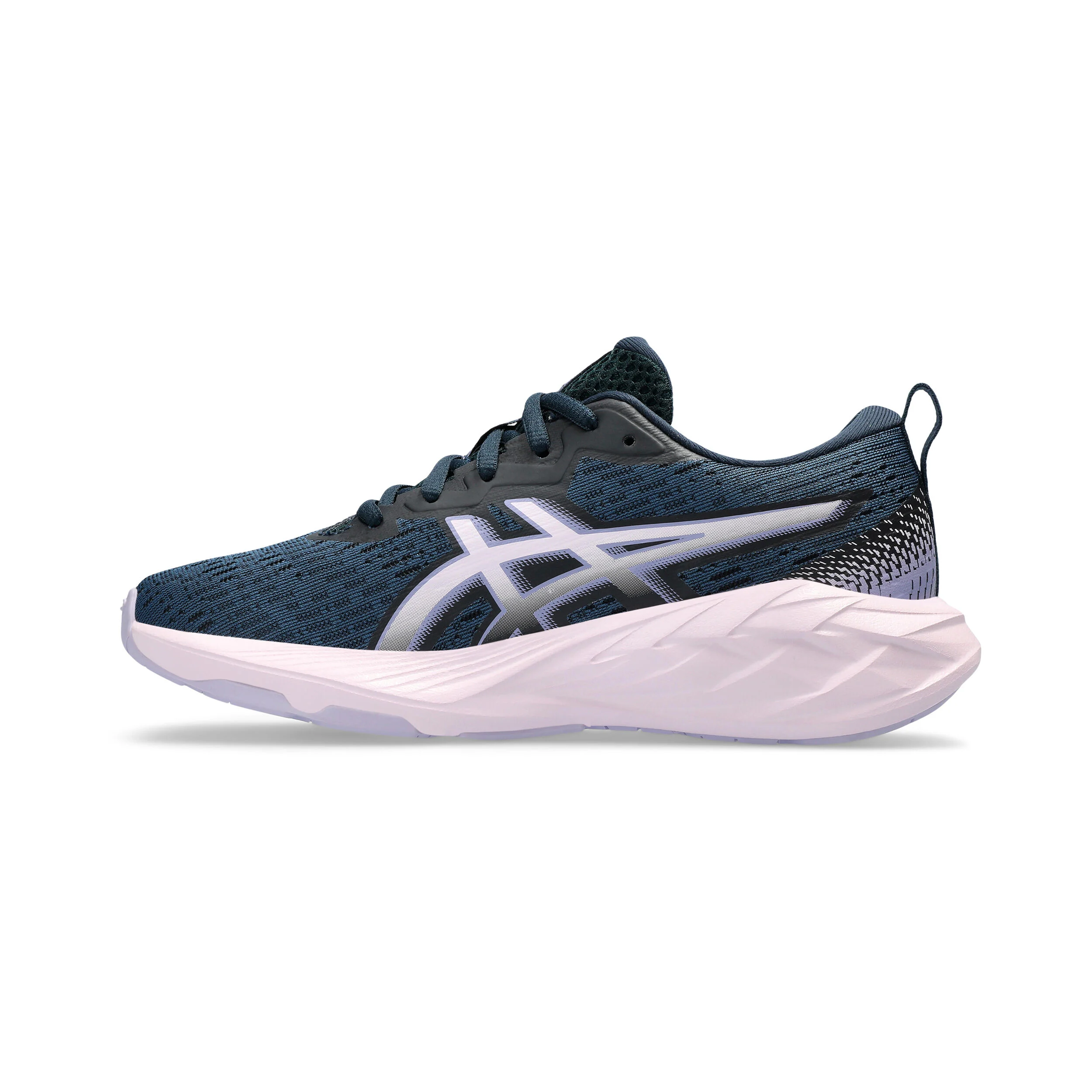 ASICS Novablast 4 GS Chaussure De Running Sans Stabilisateurs Enfants - Bleu Foncé , Violet