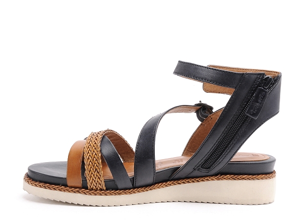 Tamaris nu pieds plats femme 28208 28 bleu