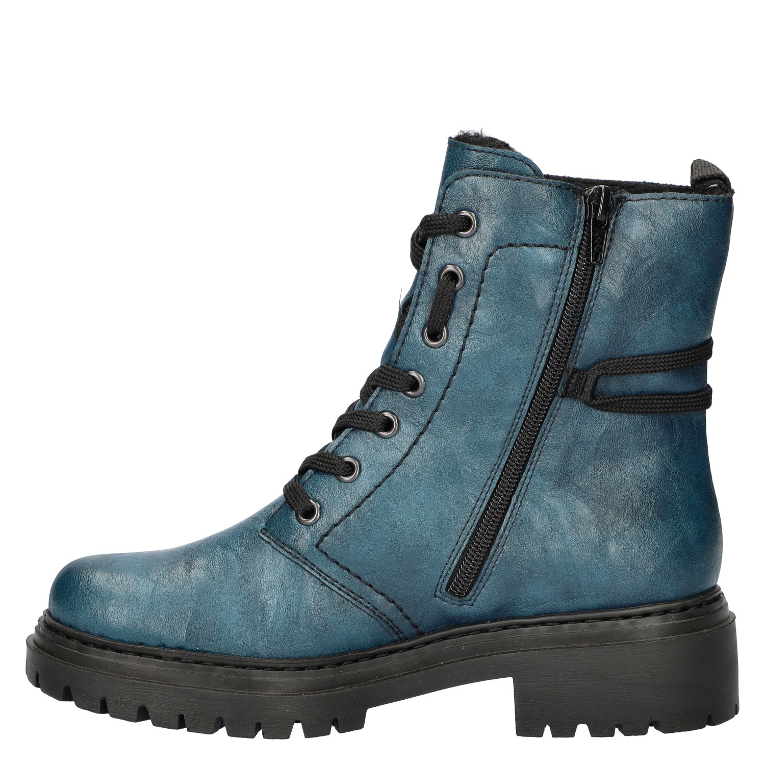 dames veterboot Rieker Blauw