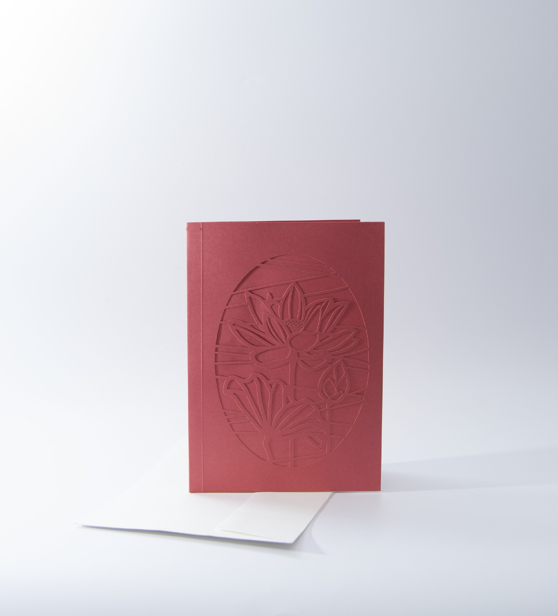 Pop-Up Karte 'Seerose', rosa, grün, L 18 cm, B 13 cm günstig bestellen