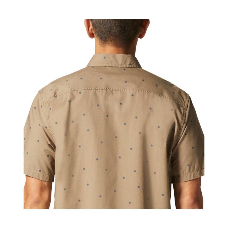 Mountain Hardwear Big Cottonwood SS Shirt Men Trail Dust Micro Sun Dot Print