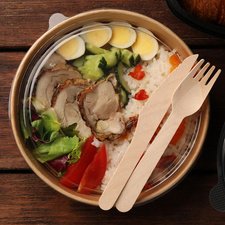 Bol à salade Caesar, rond, 1.000 ml, marron