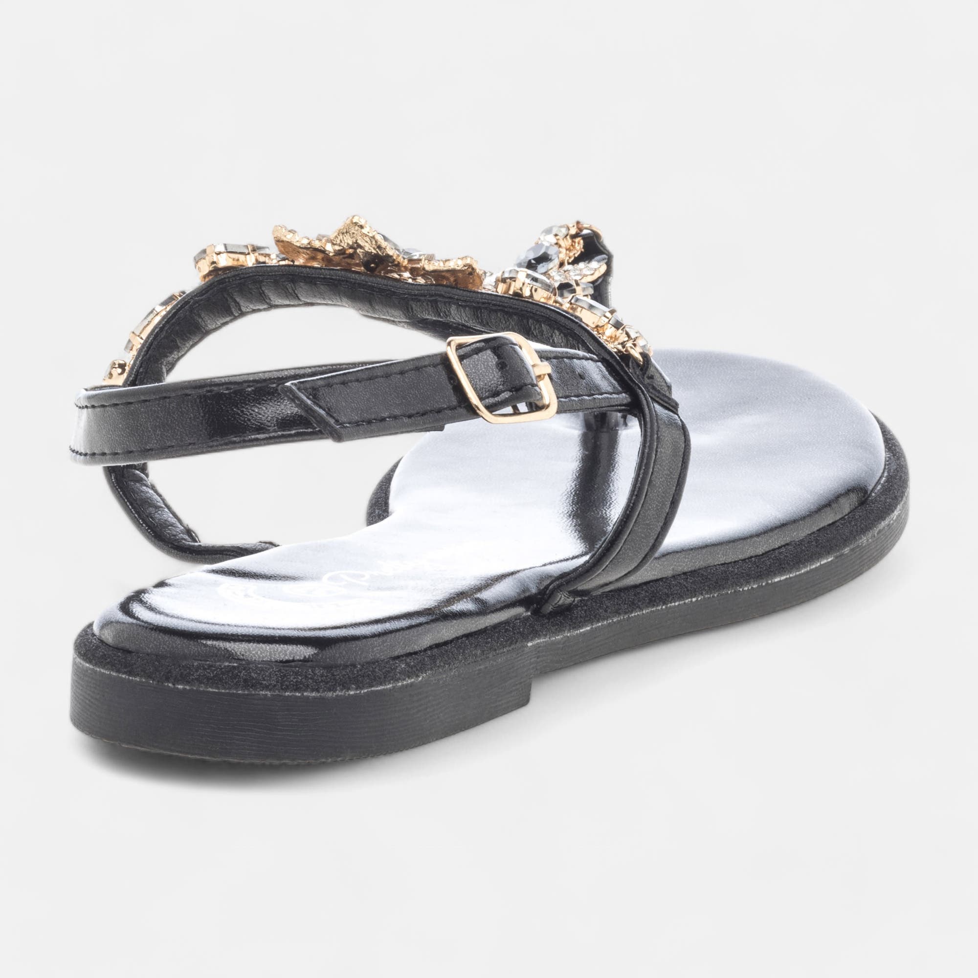 Nu-pieds Femme noir