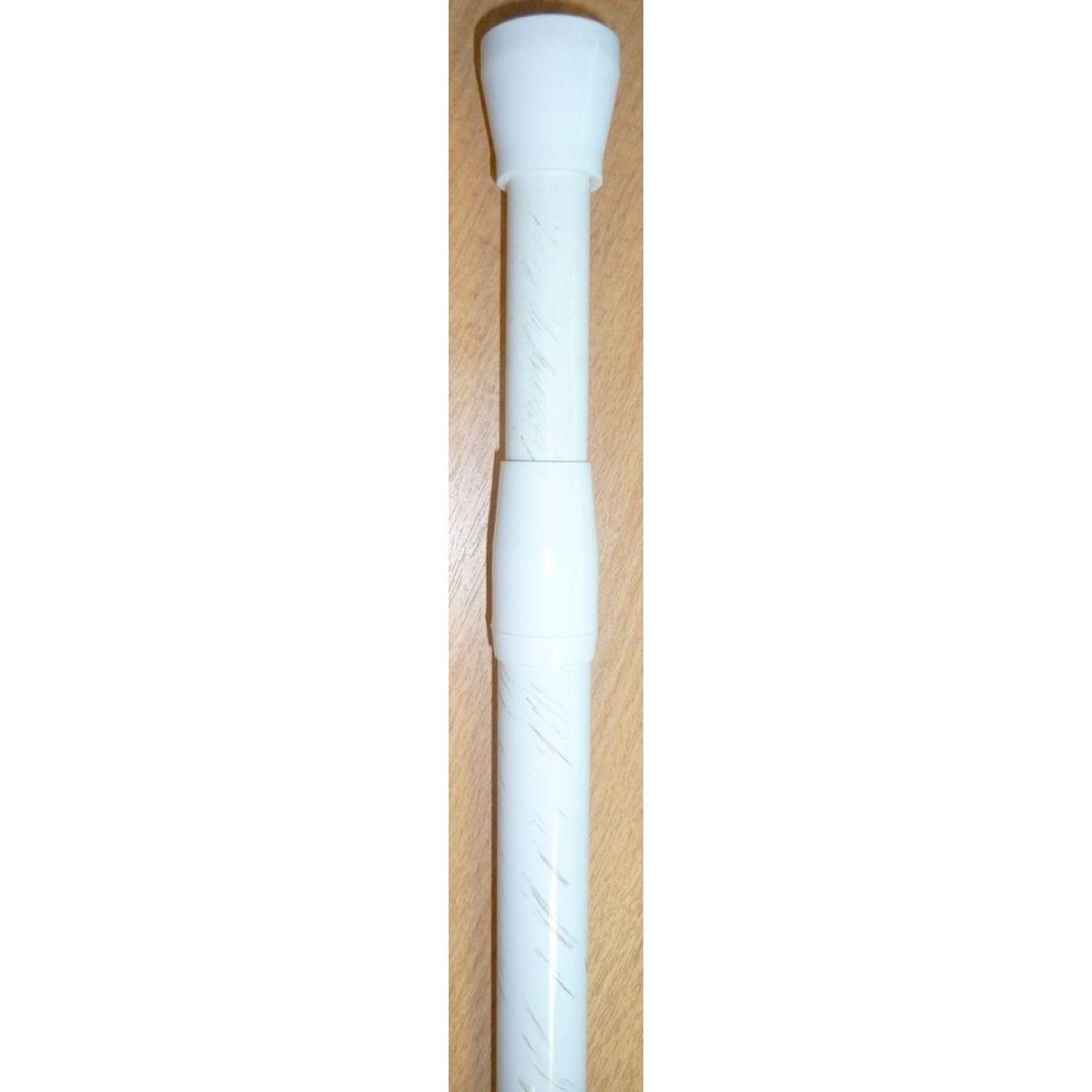 TRINGLE EXTENSI ENTRE MURS D22 135 250CM BLANC ET OR