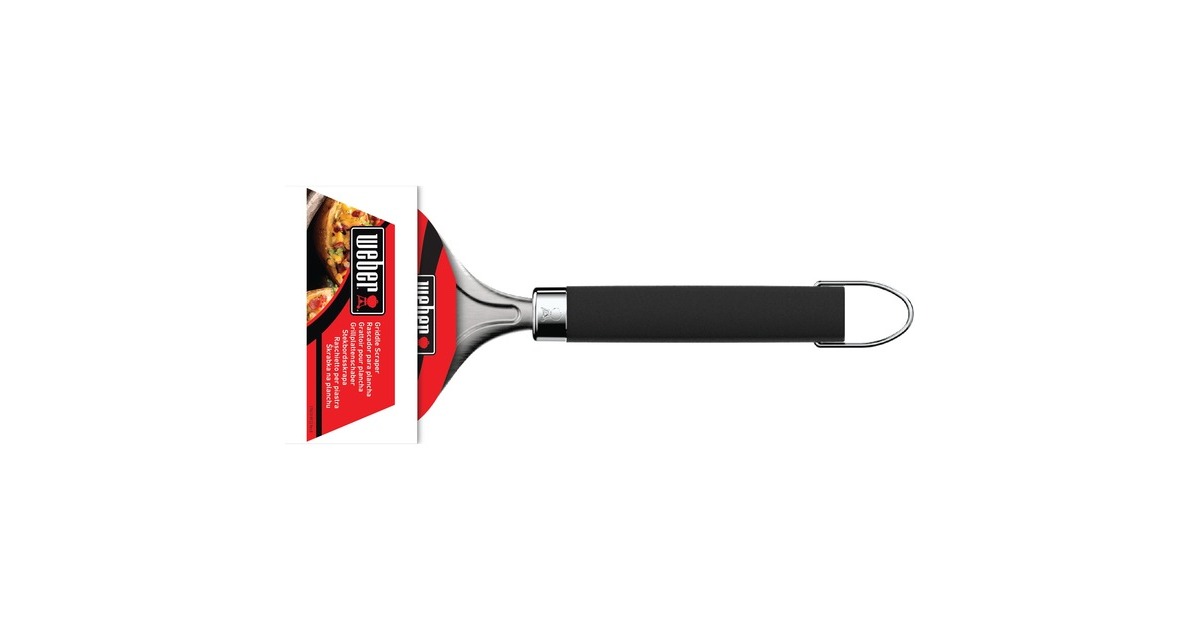 WeberSchraper voor de Plancha  (Zwart/roestvrij staal)