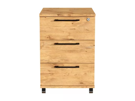Conteneur de bureau mobile avec tiroirs sur roulettes Lancelot