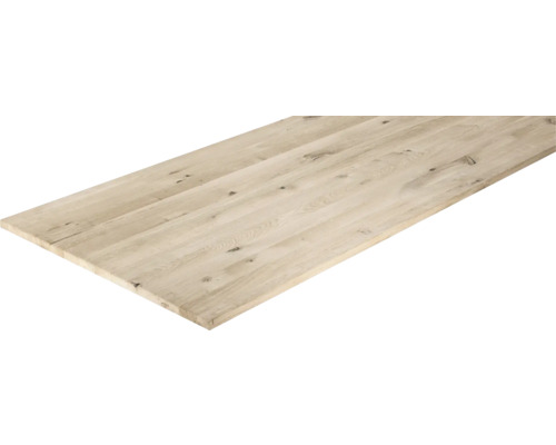Tafelblad eiken vintage ruwe doorlopende latten 2000x800x26 mm