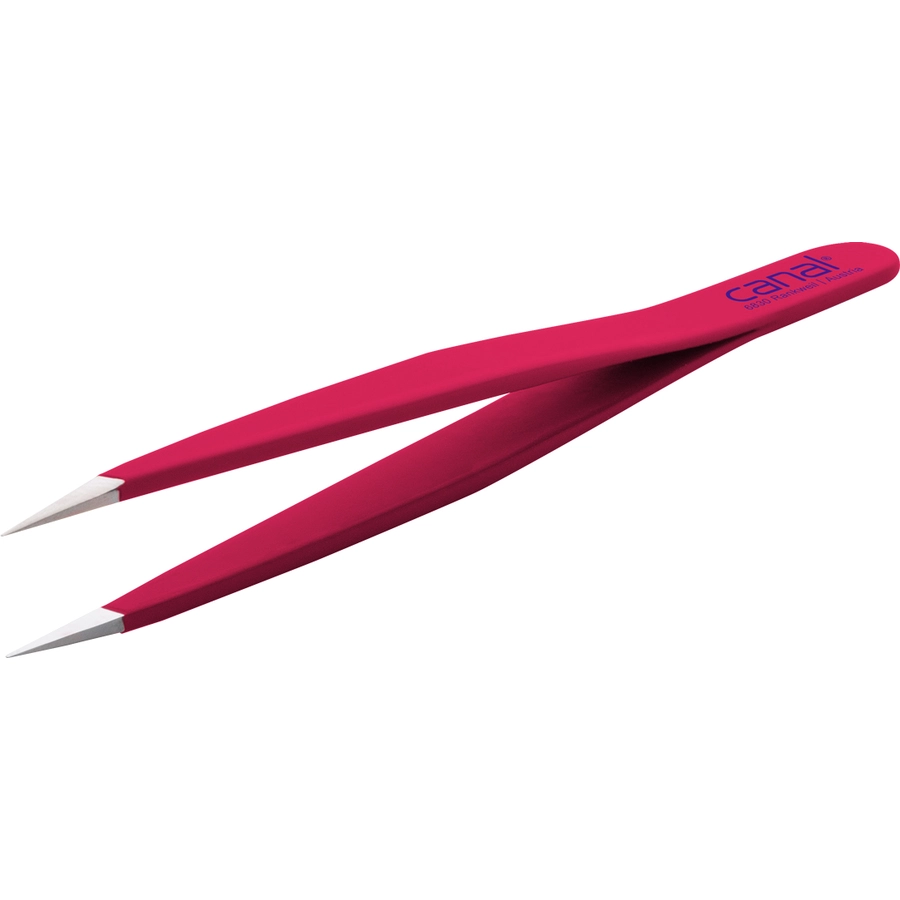 canal® Splitterpinzette, fuxia rostfrei 9 cm