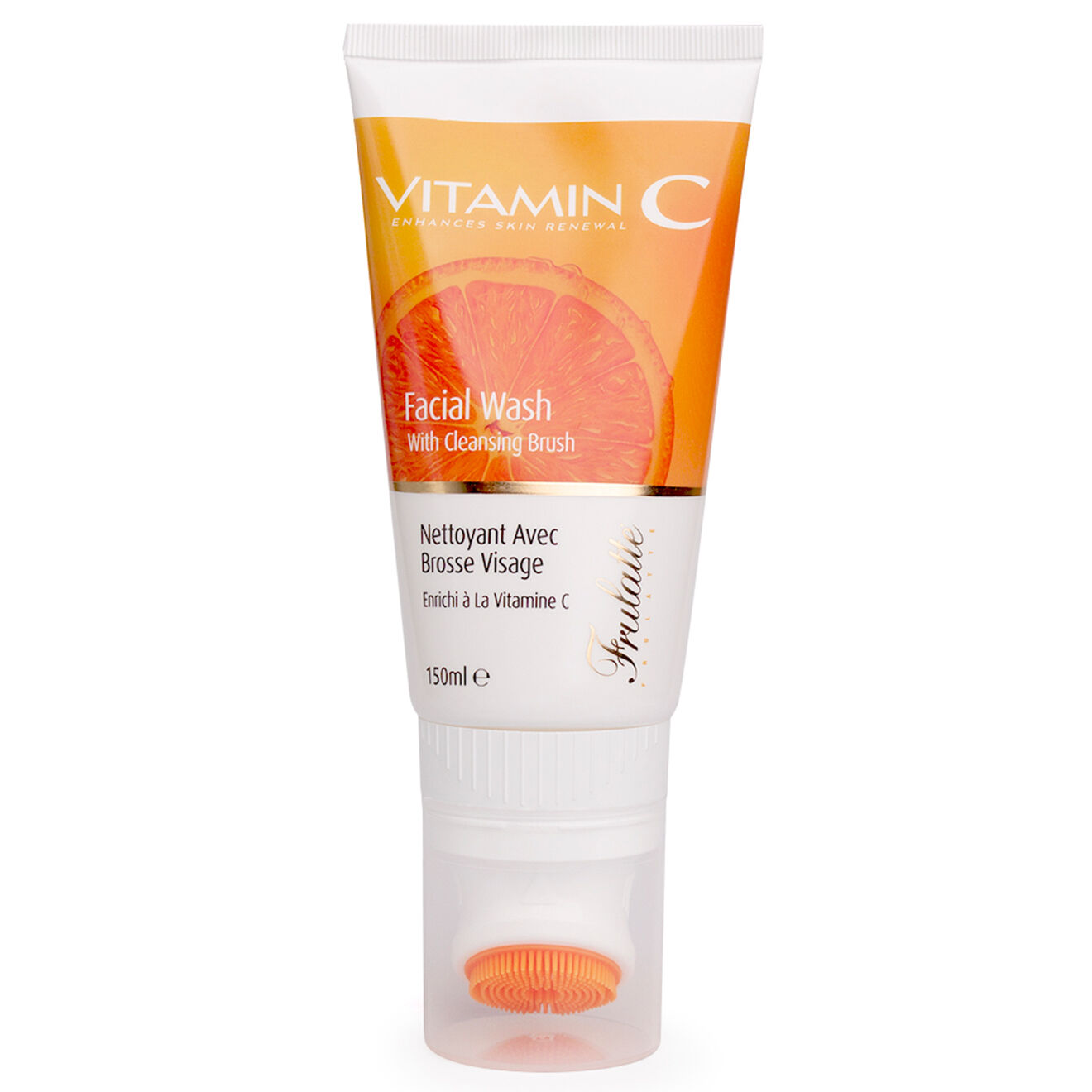 Arganicare Nettoyant visage avec brosse enrichi à la Vitamine C - 150 ml