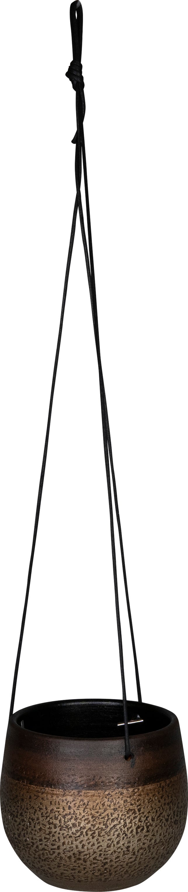 TS hangpot Mya goud / bruin D 15 H 13 cm