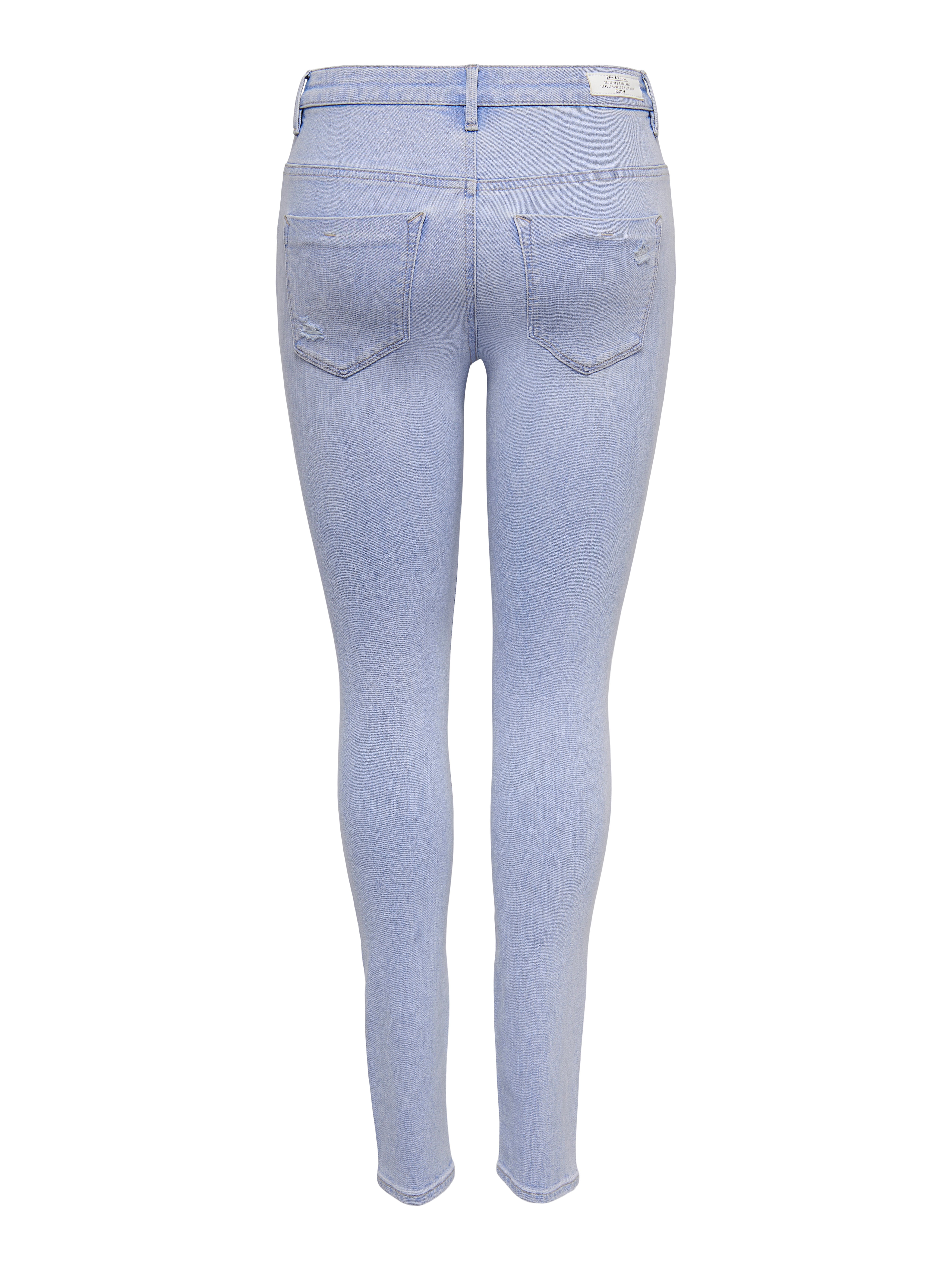 ONLFOREVER Hohe Taille Skinny Fit Jeans Light Blue Denim