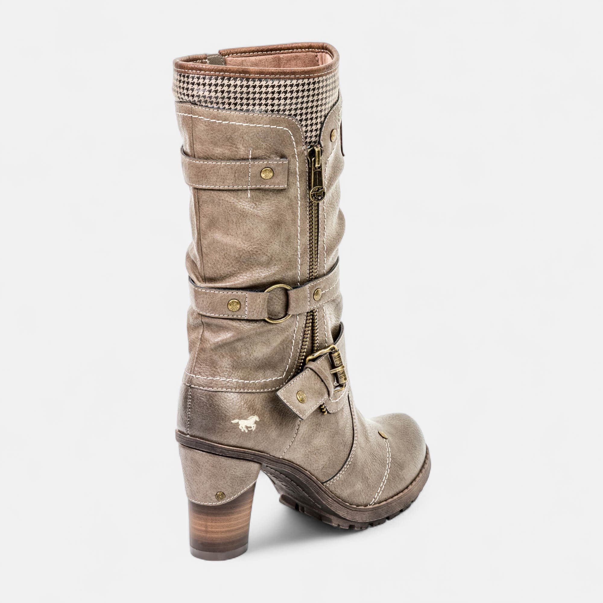 Bottes à talon Femme taupe