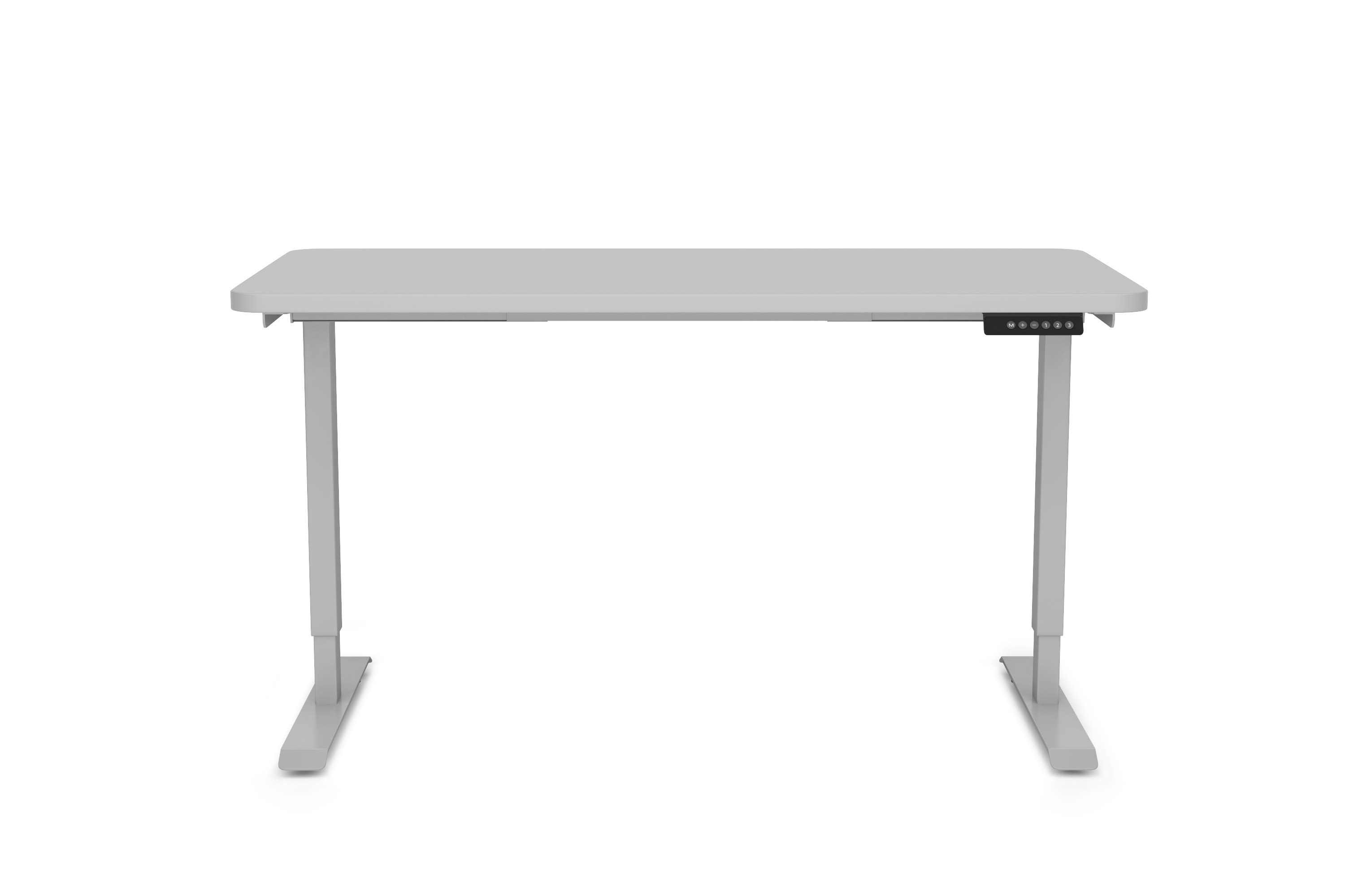 Stehpult elektrisch PREMIUM grau 120 x 60 cm