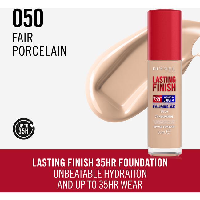 Rimmel Lasting Finish 35Hr Foundation 050 Fair Porcelain