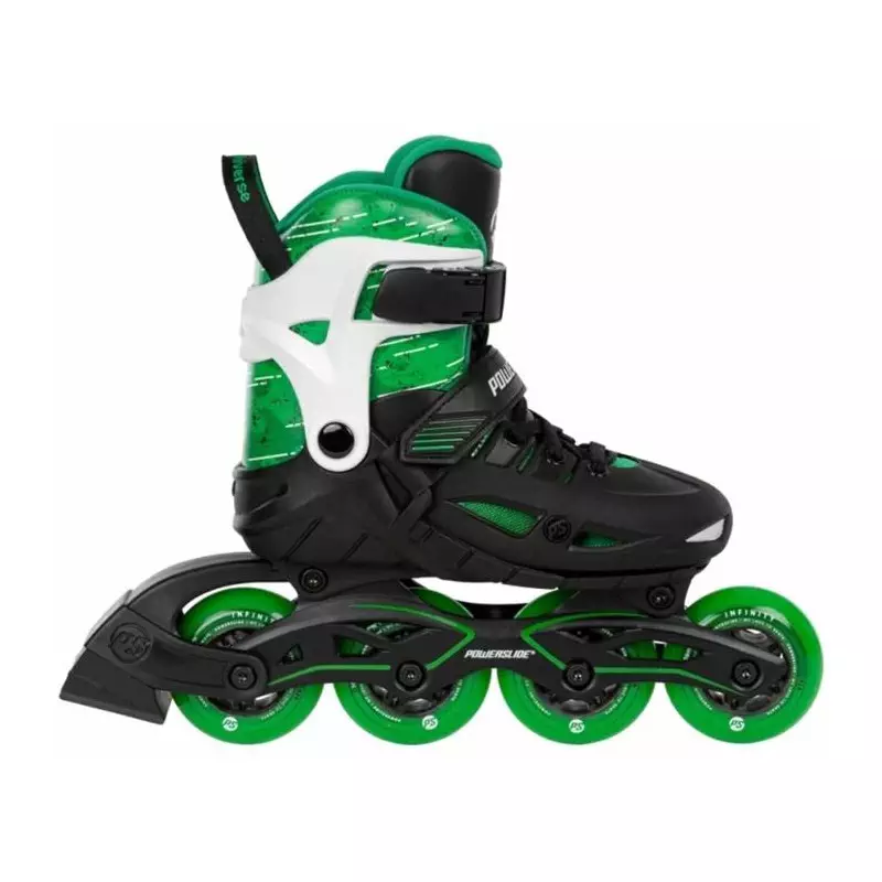 Roller en ligne junior ajustables POWERSLIDE Universe 4W Green