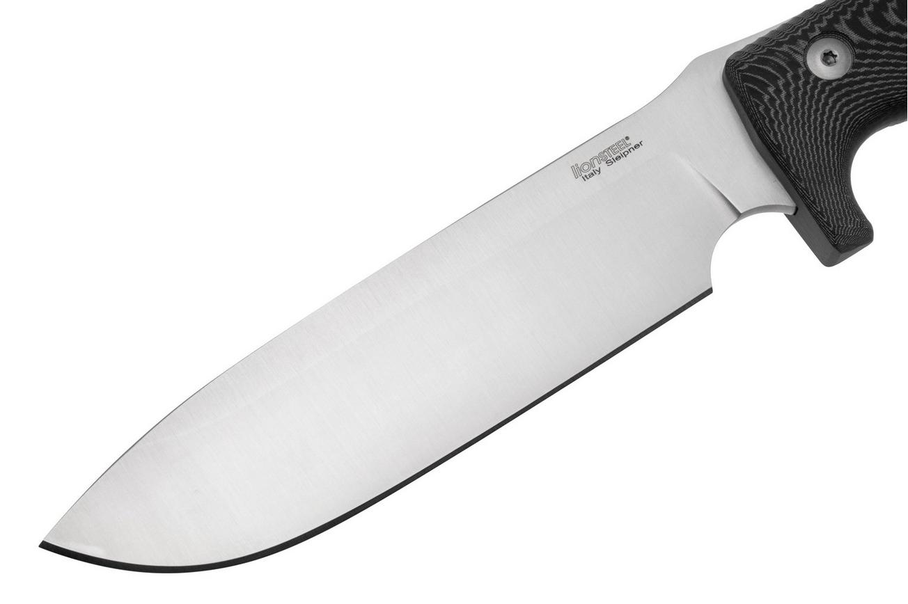 LionSteel M7 MS Satin vaststaand mes, Molletta design
