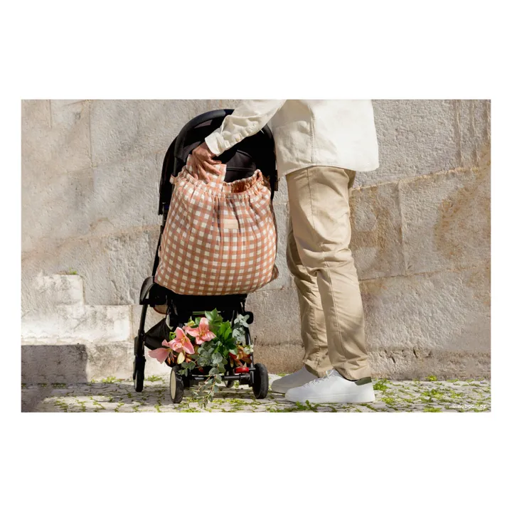 Nobodinoz Sac pour poussette Hyde Park | Terracotta