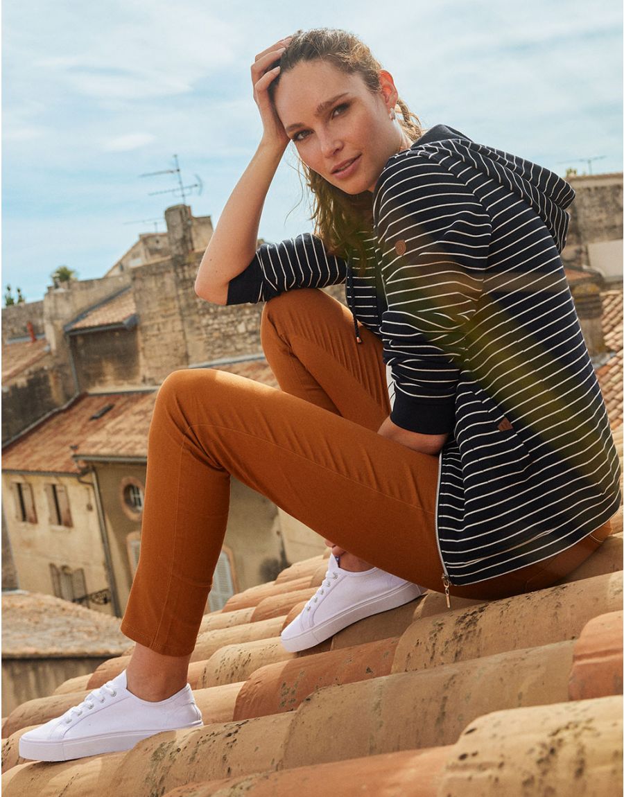 Jegging coton caramel
