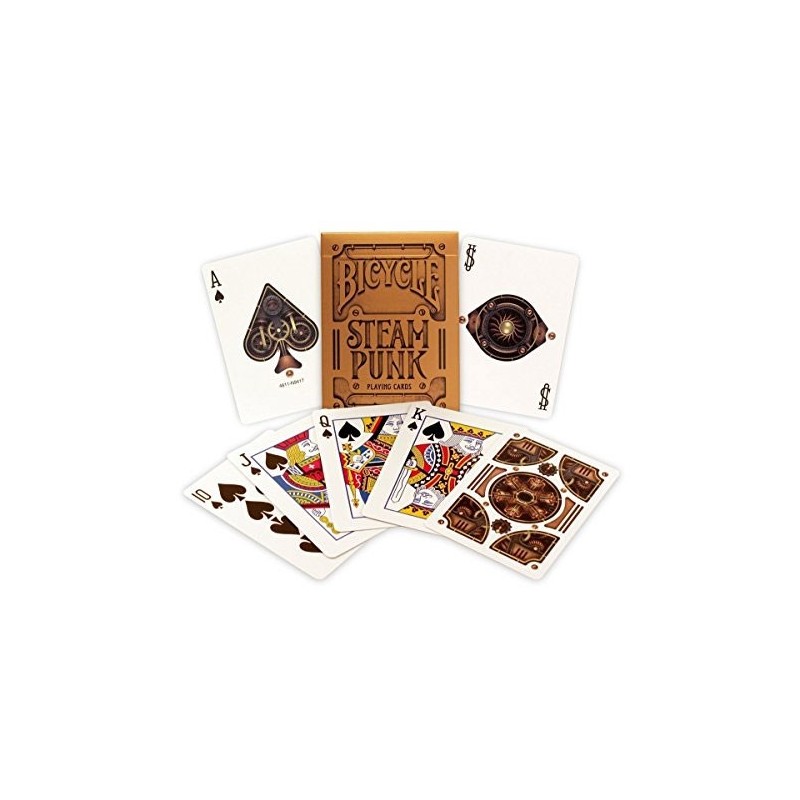 Jeu de cartes Bicycle Steam Punk Gold
