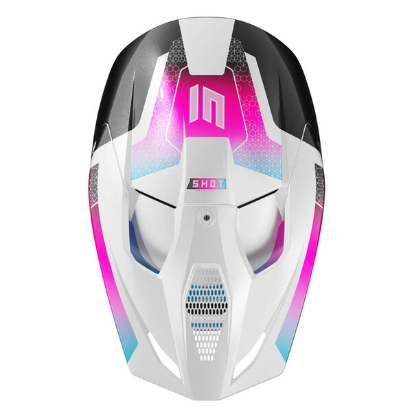 Shot - Casque enfant Furious Kid Phaser Blanc / Noir / Rose / Brillant