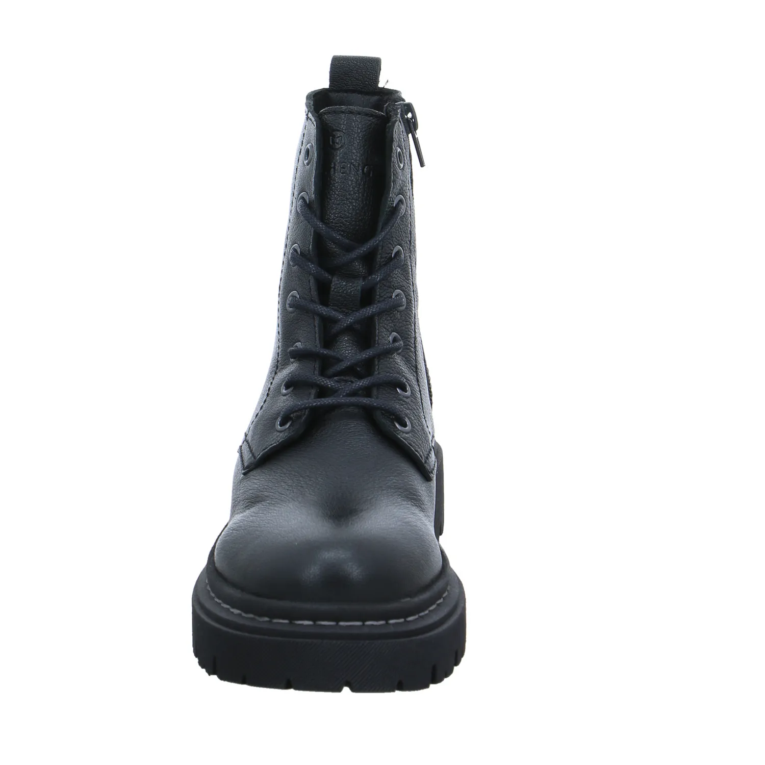 SCHUHENGEL Boot Schwarz Leder