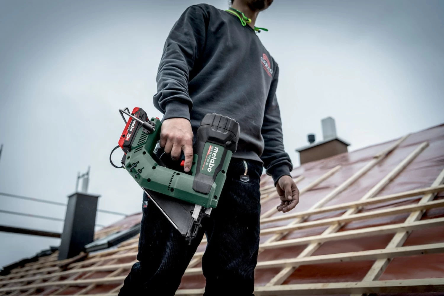 Metabo NFR 18 LTX 90 BL 18V Accu tacker set (2x 4,0Ah) in Metabox - 50-90mm