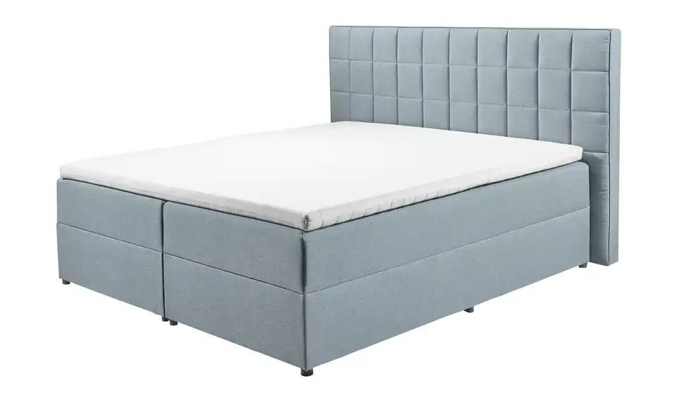 Polsterbett Alaska 2 Hellblau 160 cm