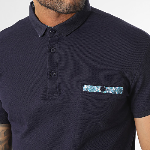 Polo Manches Courtes 151 Bleu Marine