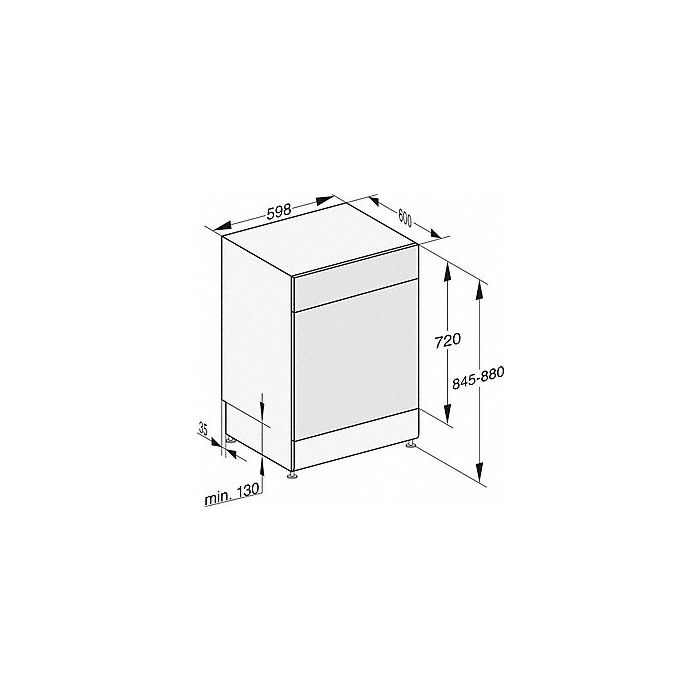 Miele Stand-Geschirrspüler G 7200 SC Brillantweiß