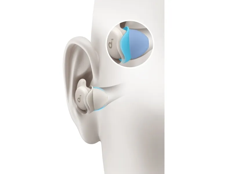 Soundcore Sleep A20, Trådløs, 20 - 20000 Hz, Opkald/Musik/Sport/Hverdag, 53 g, Headset, Hvid
