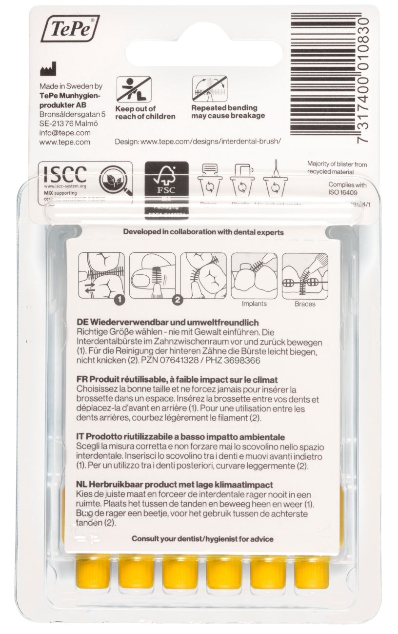 TePe Interdentalbürsten 0,7 mm gelb