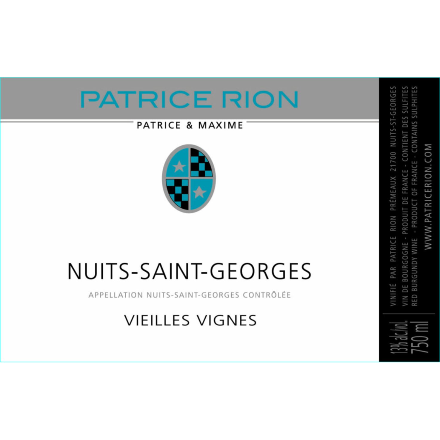 Nuits-Saint-Georges Vieilles Vignes Domaine Michèle et Patrice Rion 6x 75cl -6x 75cl