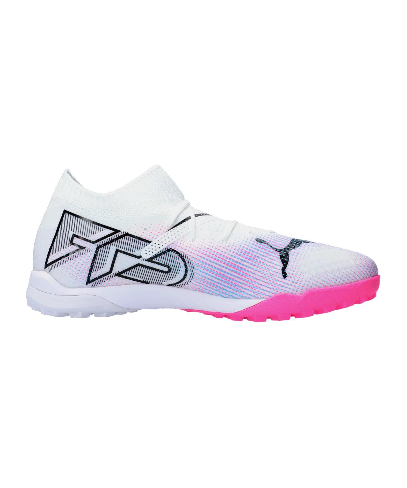 PUMA FUTURE 7 Pro Cage Phenomenal Weiss Schwarz Pink F01