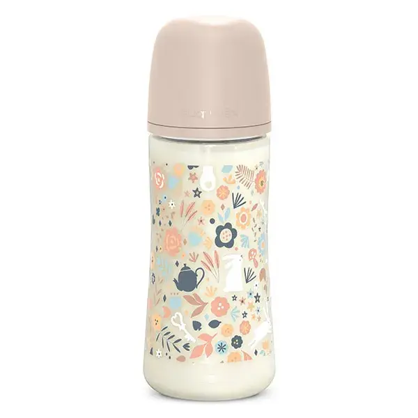 Mamadeira Suavinex Wonderland SXPro L com bico - Rosa Wonderland - 360ml