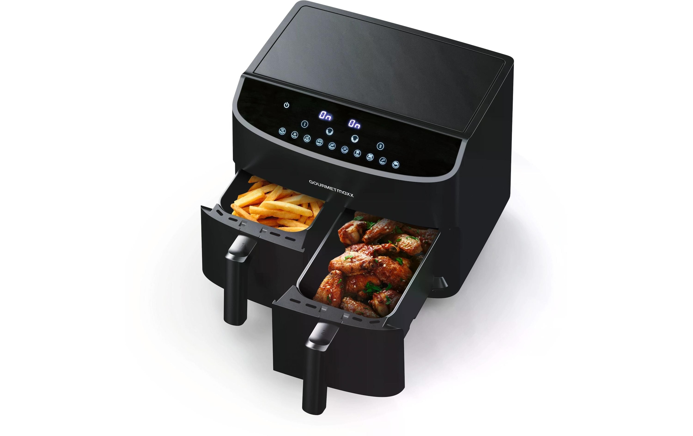 GOURMETmaxx Heissluftfritteuse »6 kg, Schwarz« 2400 W