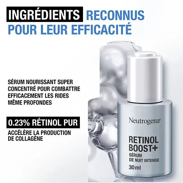 Sérum Facial Noturno Anti-Idade e Antirrugas Neutrogena Retinol Boost 30ml