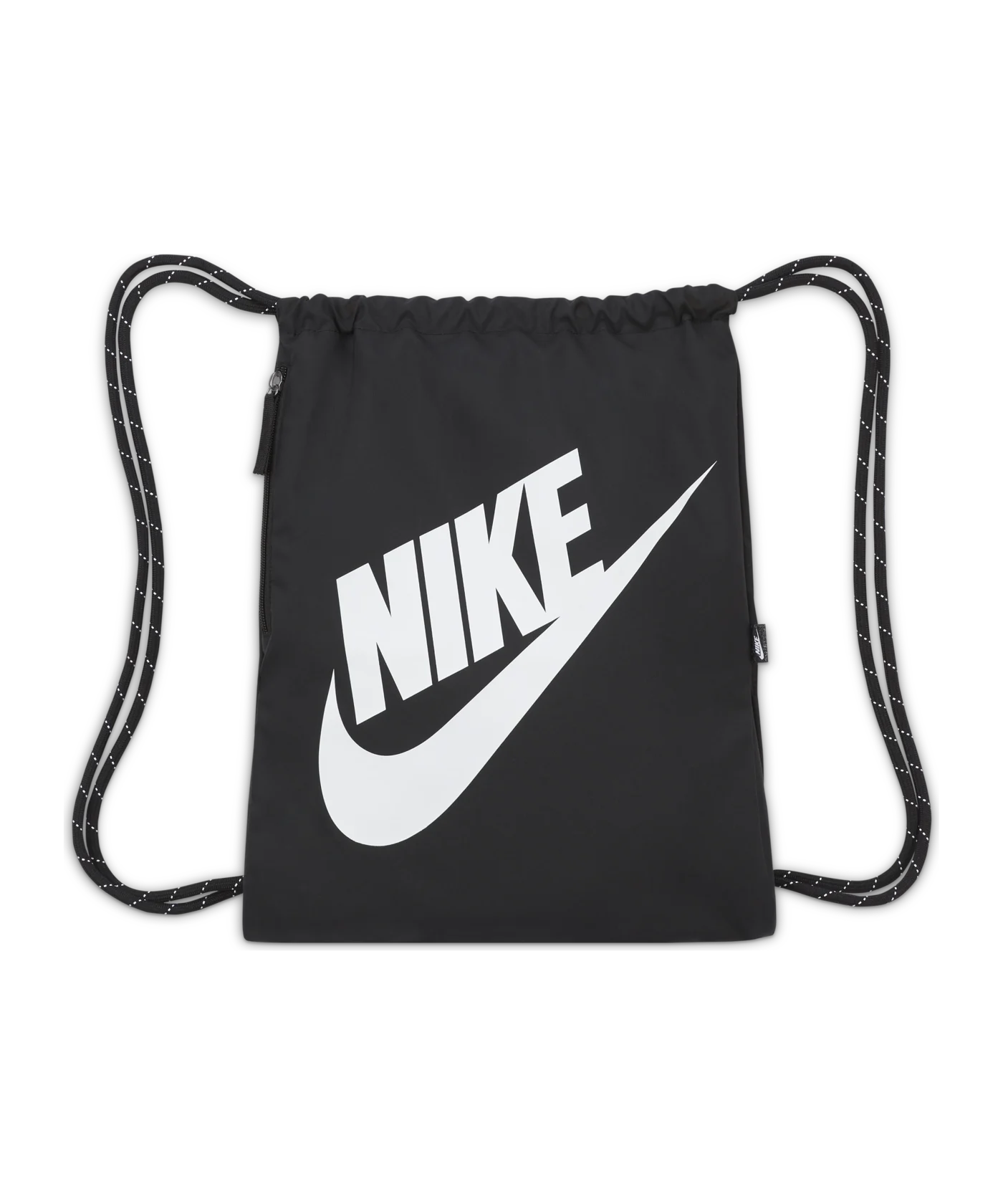 Nike Heritage Gymsack Schwarz Weiss F010