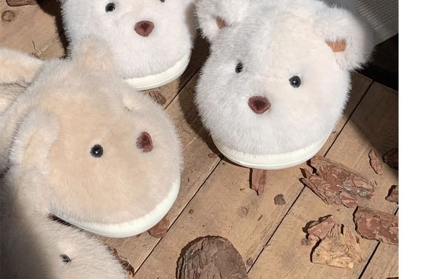 Honkizz - Pluchen Beertjes Pantoffels