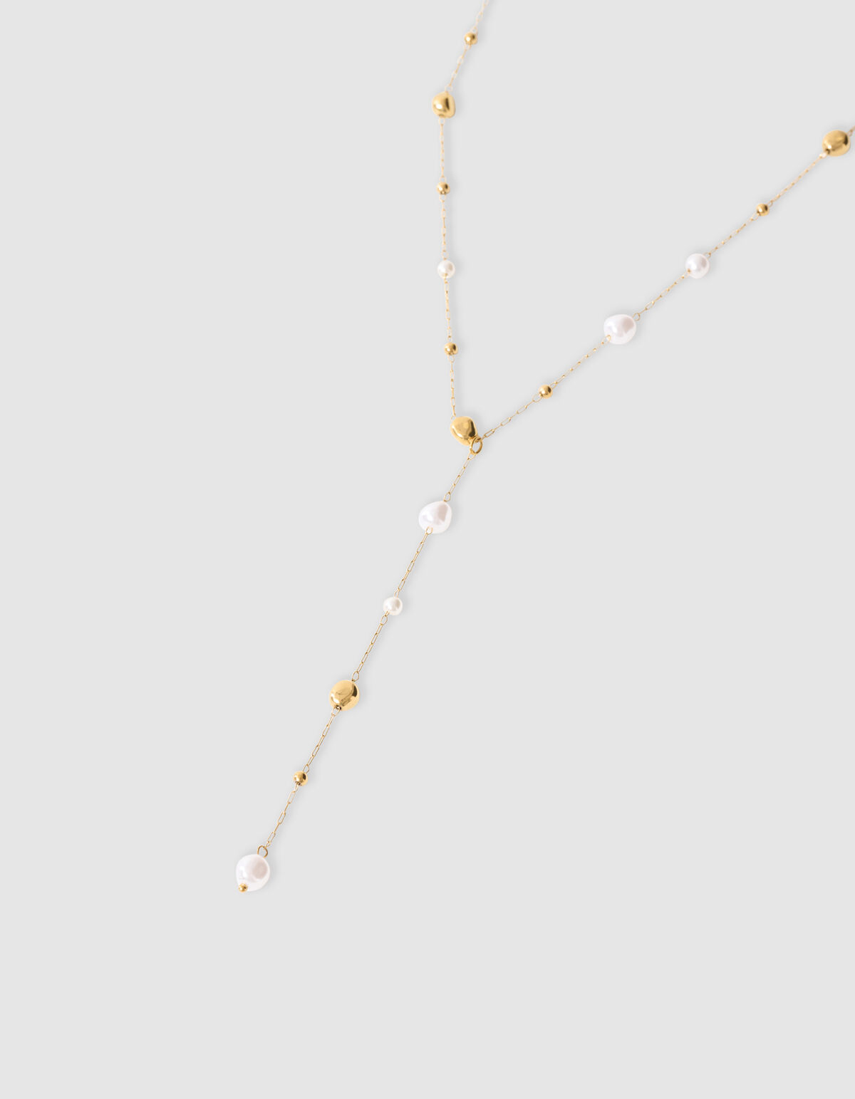 Small Pearl Ketting Goud