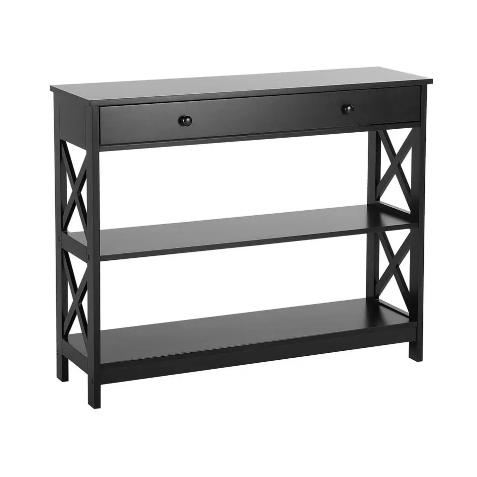 MONTGOMERY - Consoletafel - Zwart - MDF